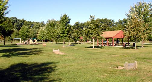 Park with Picnic Shelter and Playground